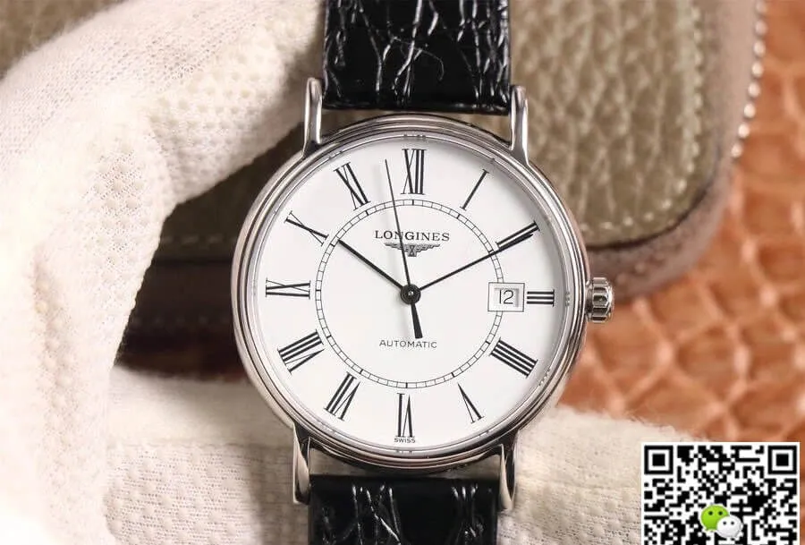 Longines Presence L4.921.4.11.2 KY factory 1:1 Best Edition Replica Watch Stainless Steel Bezel